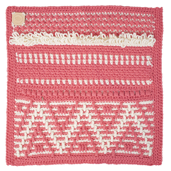 Pink sand — gemaakt met Baby Droomdeken 3.0 Haakpakket