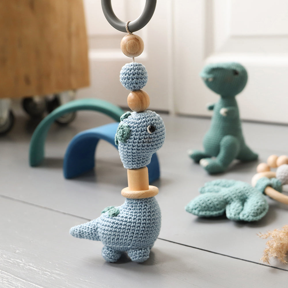 Dino — gemaakt met Baby Kraampakket Jongen Haakpatroon (Digitaal) (3)