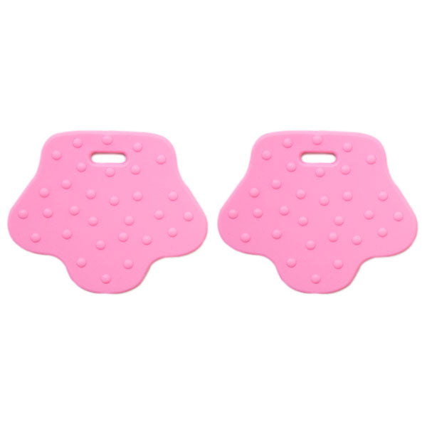 Go Handmade Dierenpootje Bijtringen 3 Babyroze