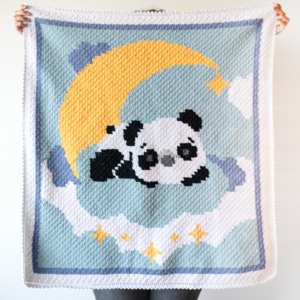 Babydeken Panda Haakpakket (5)