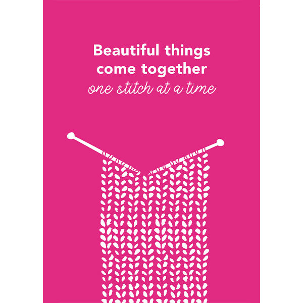Wolplein Ansichtkaart - Beautiful things come together