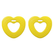 Durable Bijtring Hart met Noppen 645 Yellow