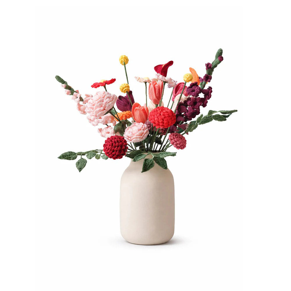 Garenpakket boeket haken voor het boeket haken haakboek van — gemaakt met Boeket haken garenpakket a la Sascha - Durable Blossom kleuren uit het boek