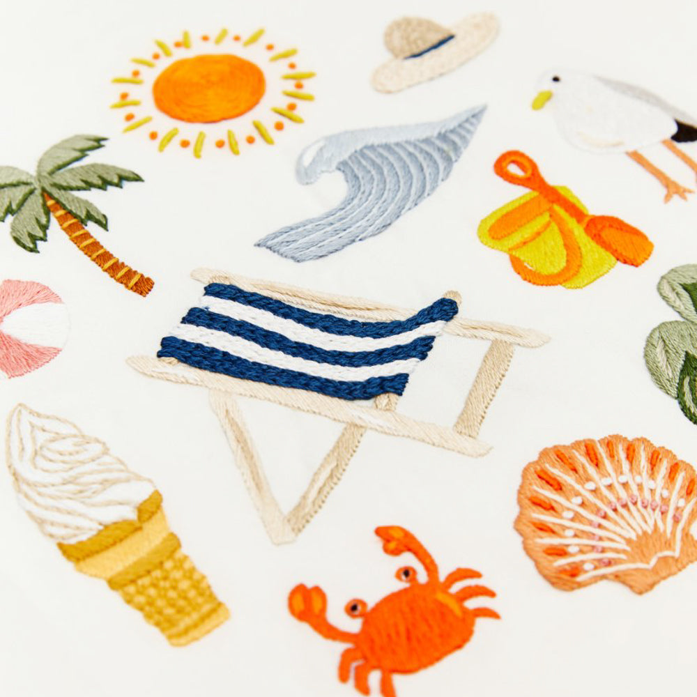 Pat — gemaakt met Borduurpatroon Beach Day