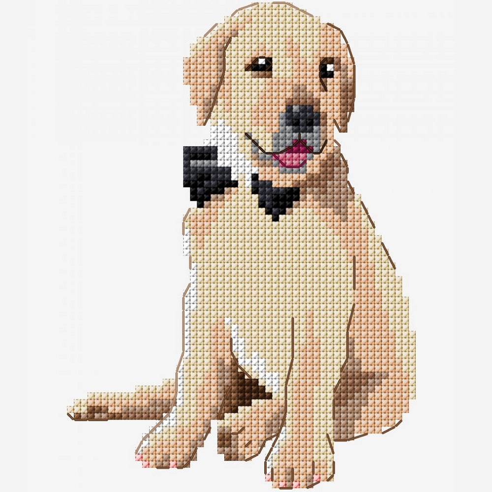 Borduurpatroon Golden Retriever