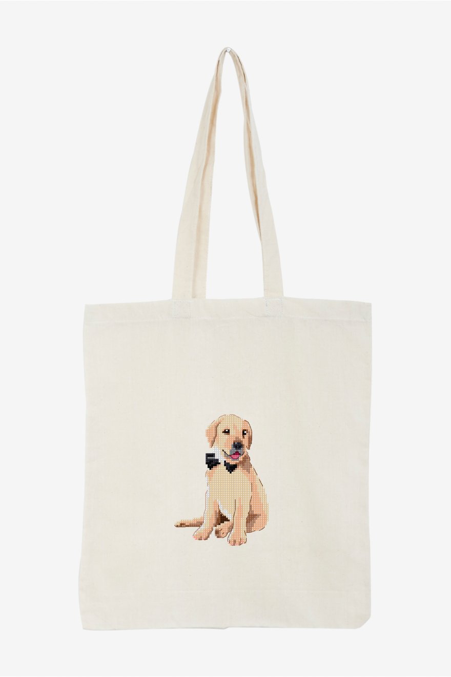 Pat — gemaakt met Borduurpatroon Golden Retriever (4)