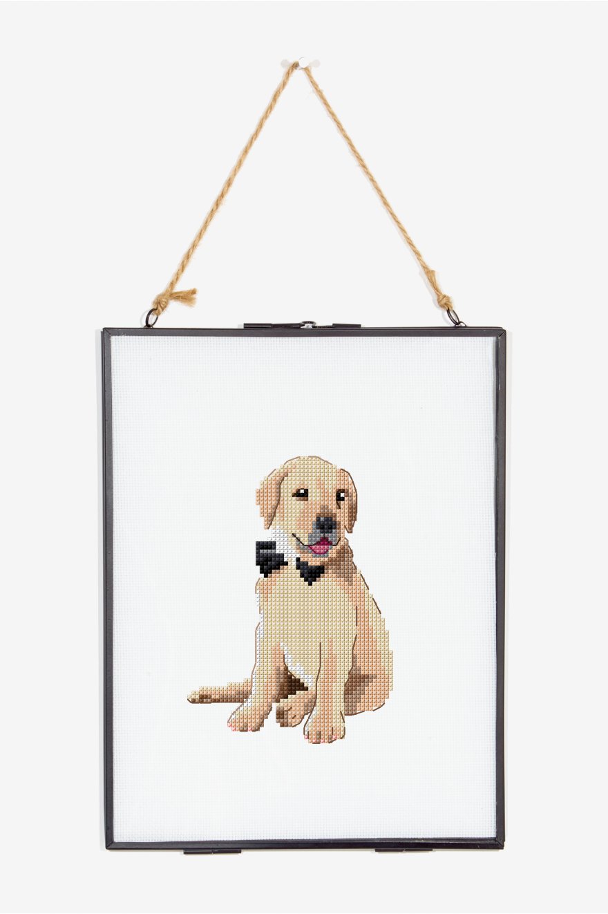 Pat — gemaakt met Borduurpatroon Golden Retriever (3)