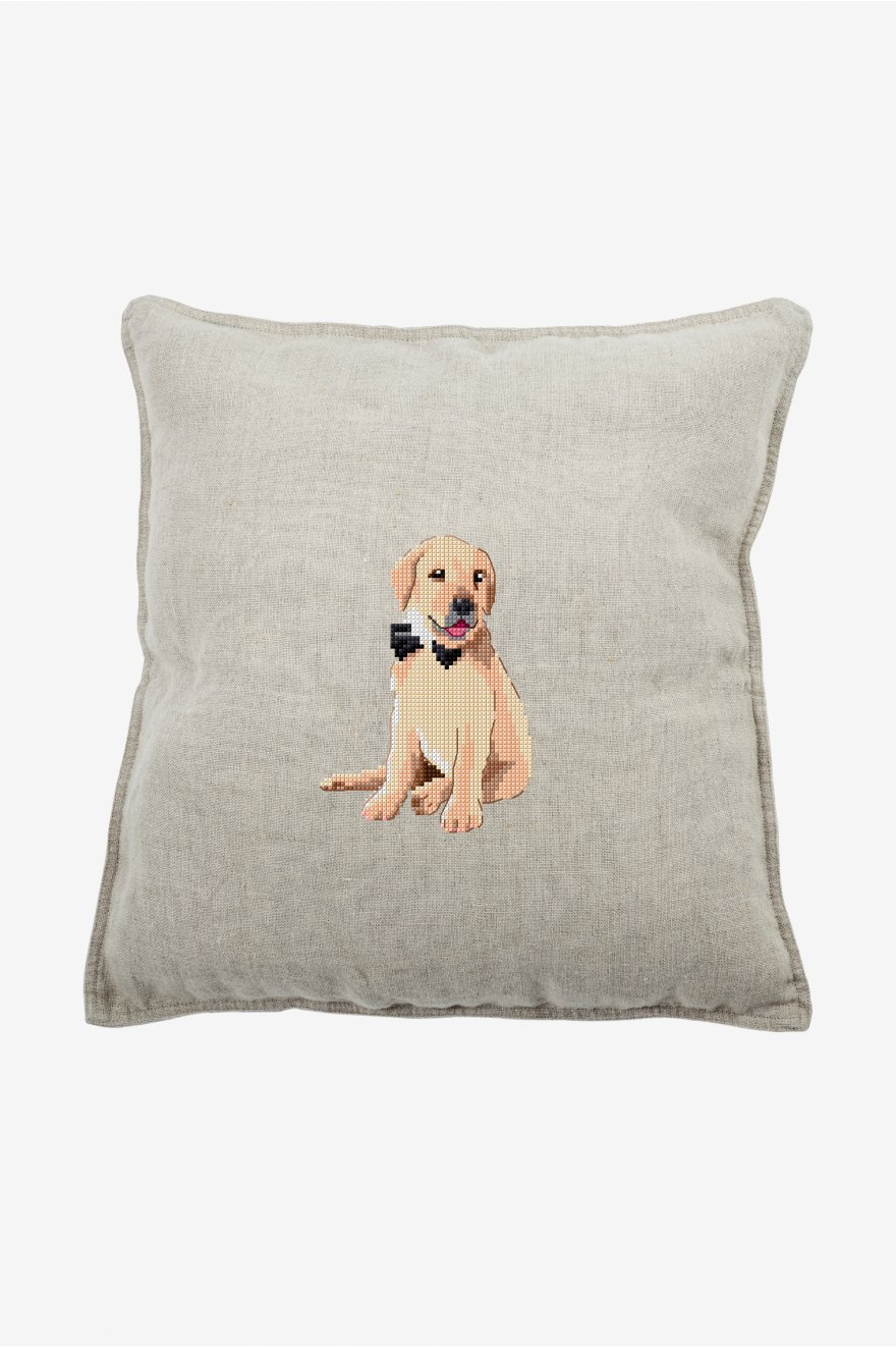 Pat — gemaakt met Borduurpatroon Golden Retriever (2)