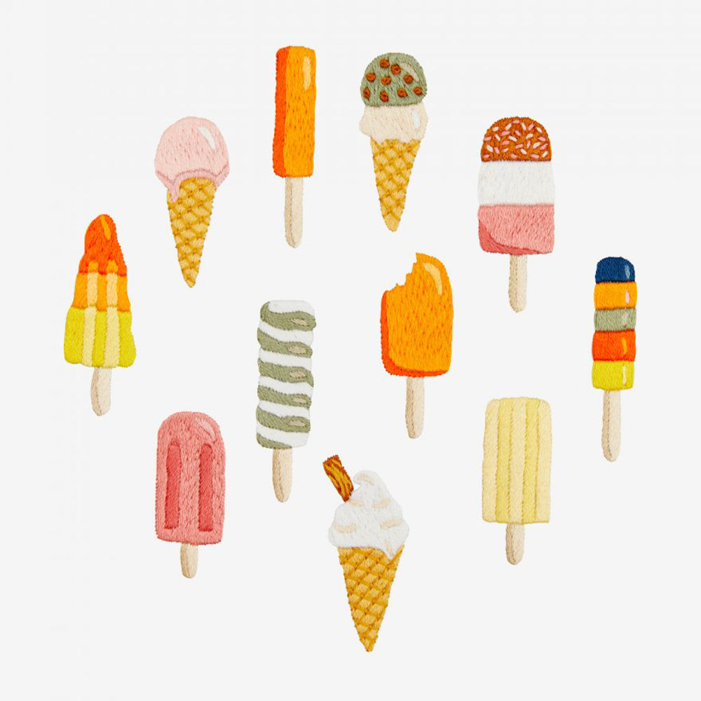 Borduurpatroon Ice Lollies