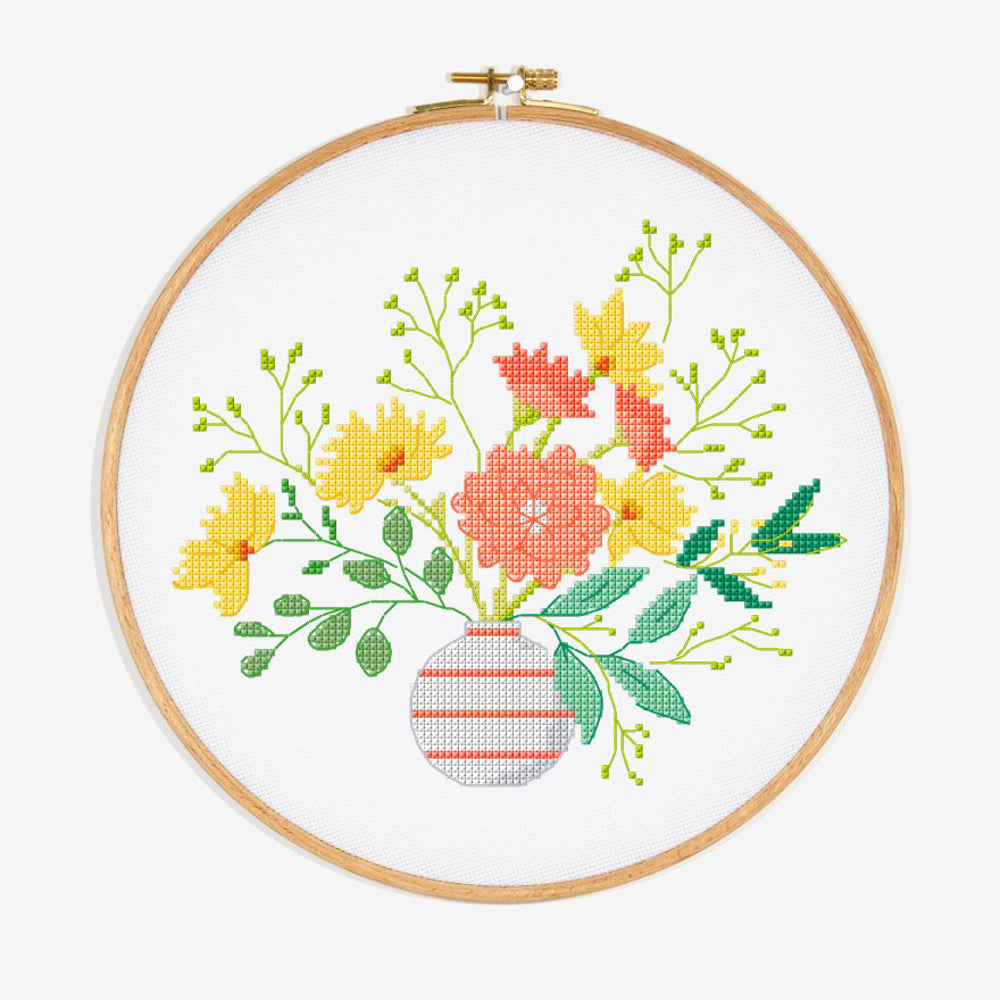 Borduurpatroon Summer Bloom