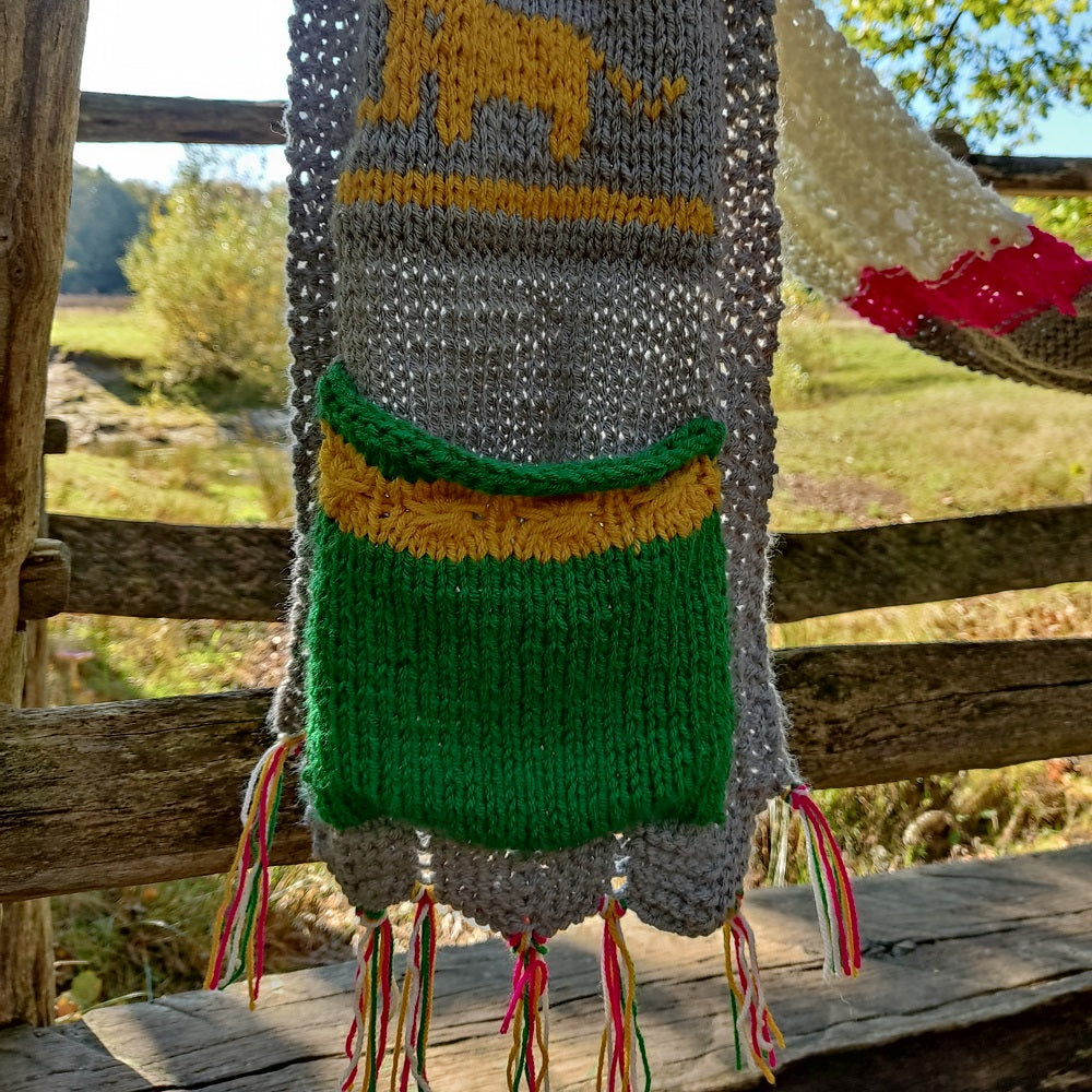 Inge bastiaansen opdracht detail — gemaakt met Breipatroon African Elephant Scarf