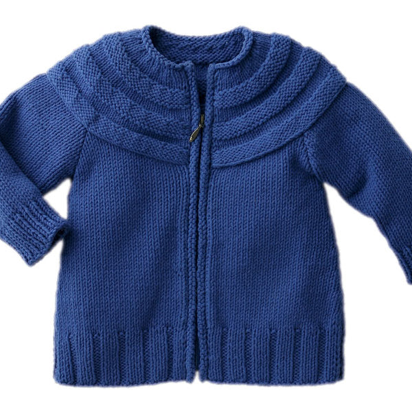 Aviso kindervest — gemaakt met Breipatroon Aviso kindervest