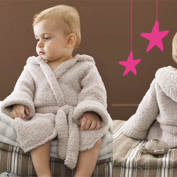 Badjas — gemaakt met Breipatroon Baby Badjas