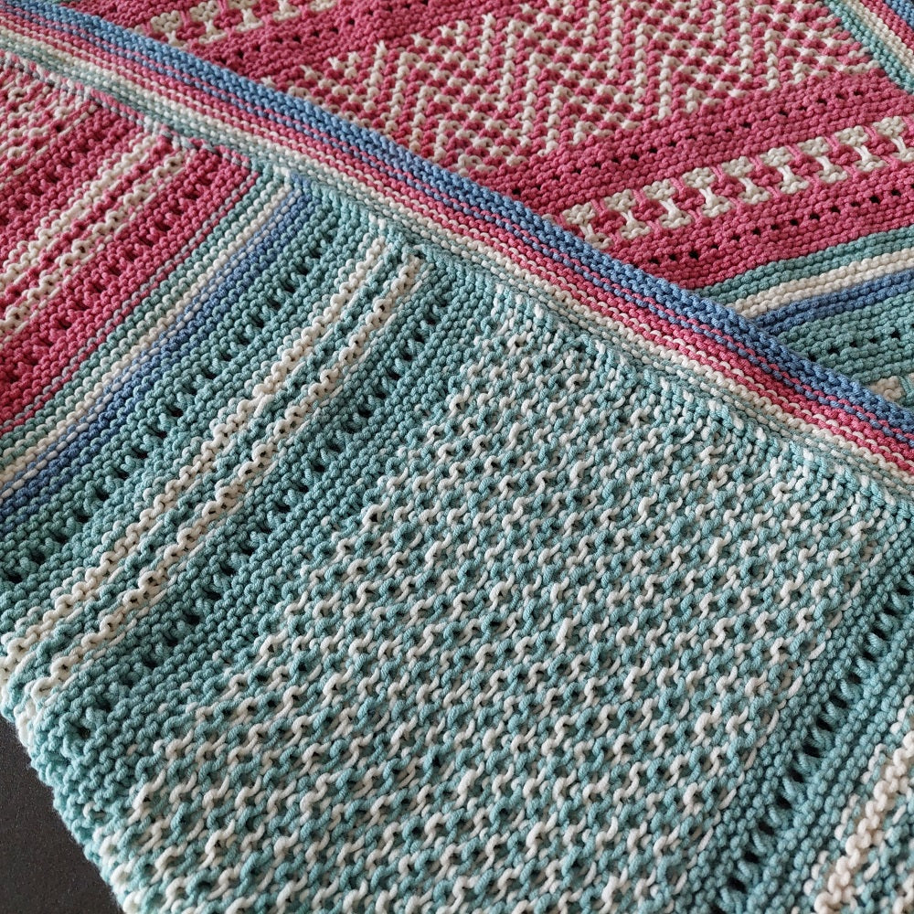 Breipatroon Babydeken Mozaïek