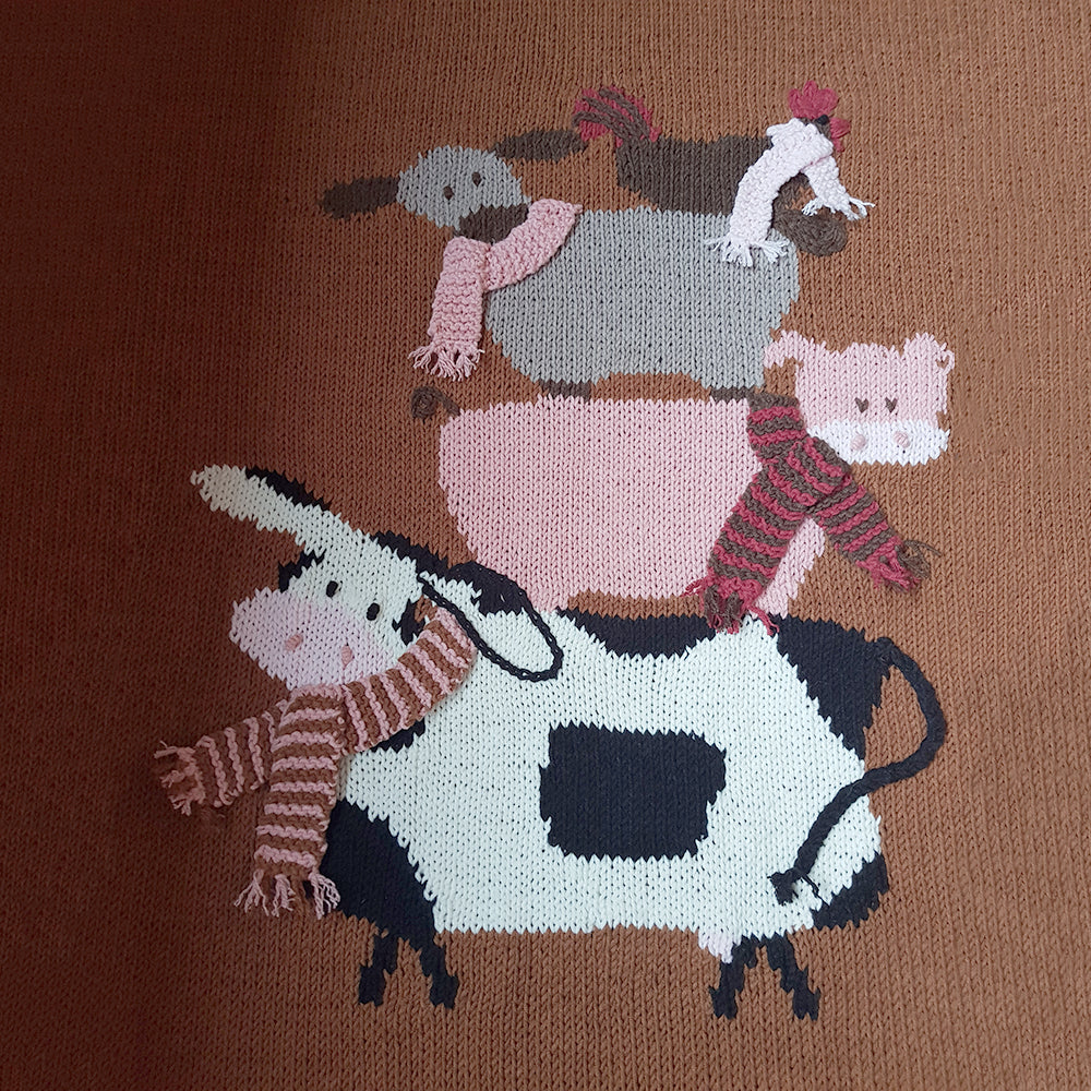 Breipatroon Babydeken Op de Boerderij (3)