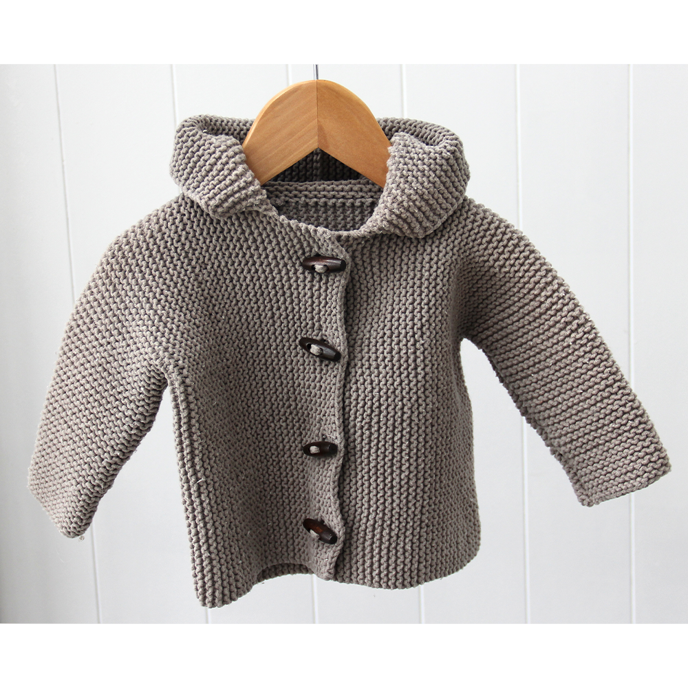 Breipatroon Cosy Babyvestje met Capuchon