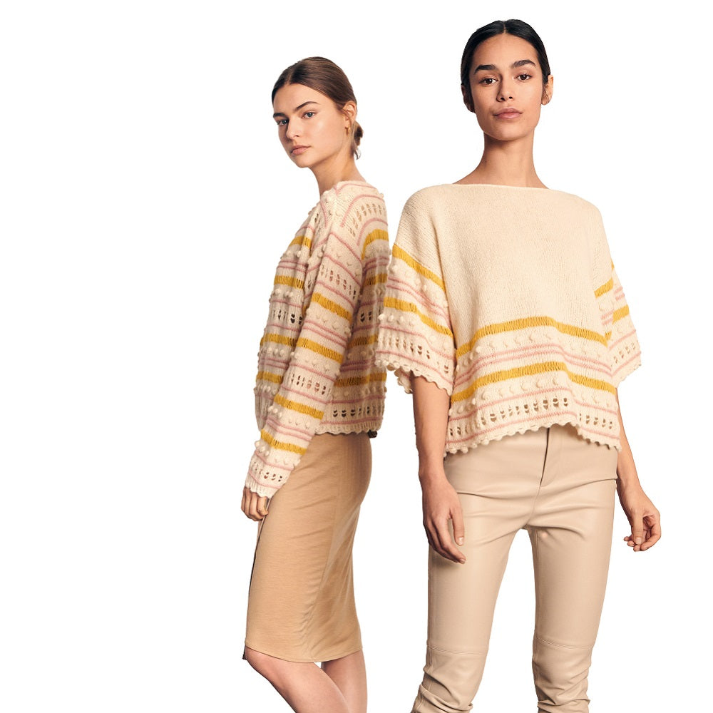 Fs filati journal lana grossa — gemaakt met Breipatroon Ecopuno Gestreepte Noppen Shirt (Digital)