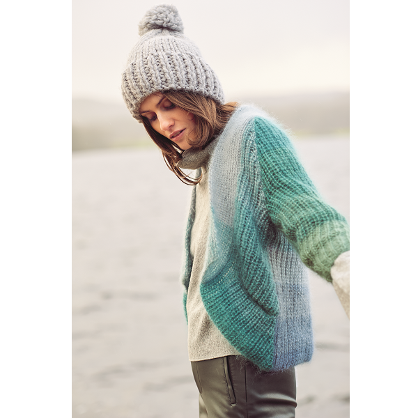Neu — gemaakt met Breipatroon Essentials Super Kid Mohair Loves Silk Colourlove Vest
