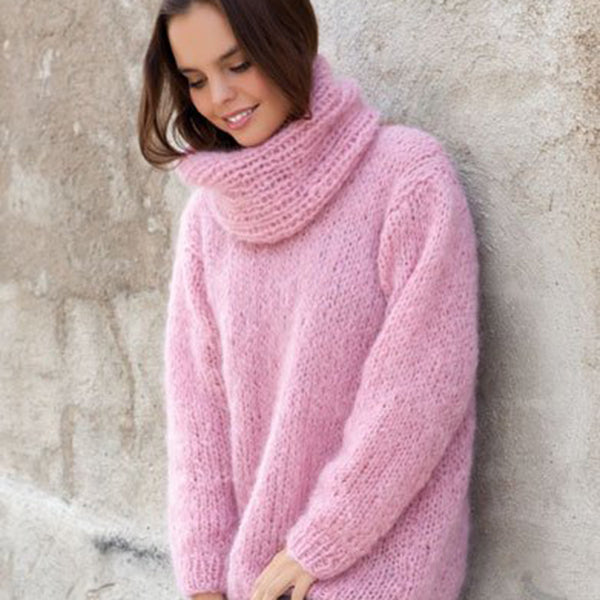 Patroon breien haken dames trui herfst winter katia — gemaakt met Breipatroon Ingenua Trui (2)