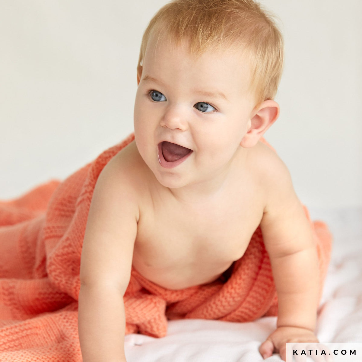 Patroon breien haken baby deken herfst winter katia — gemaakt met Breipatroon Katia Twist Babydeken (4)
