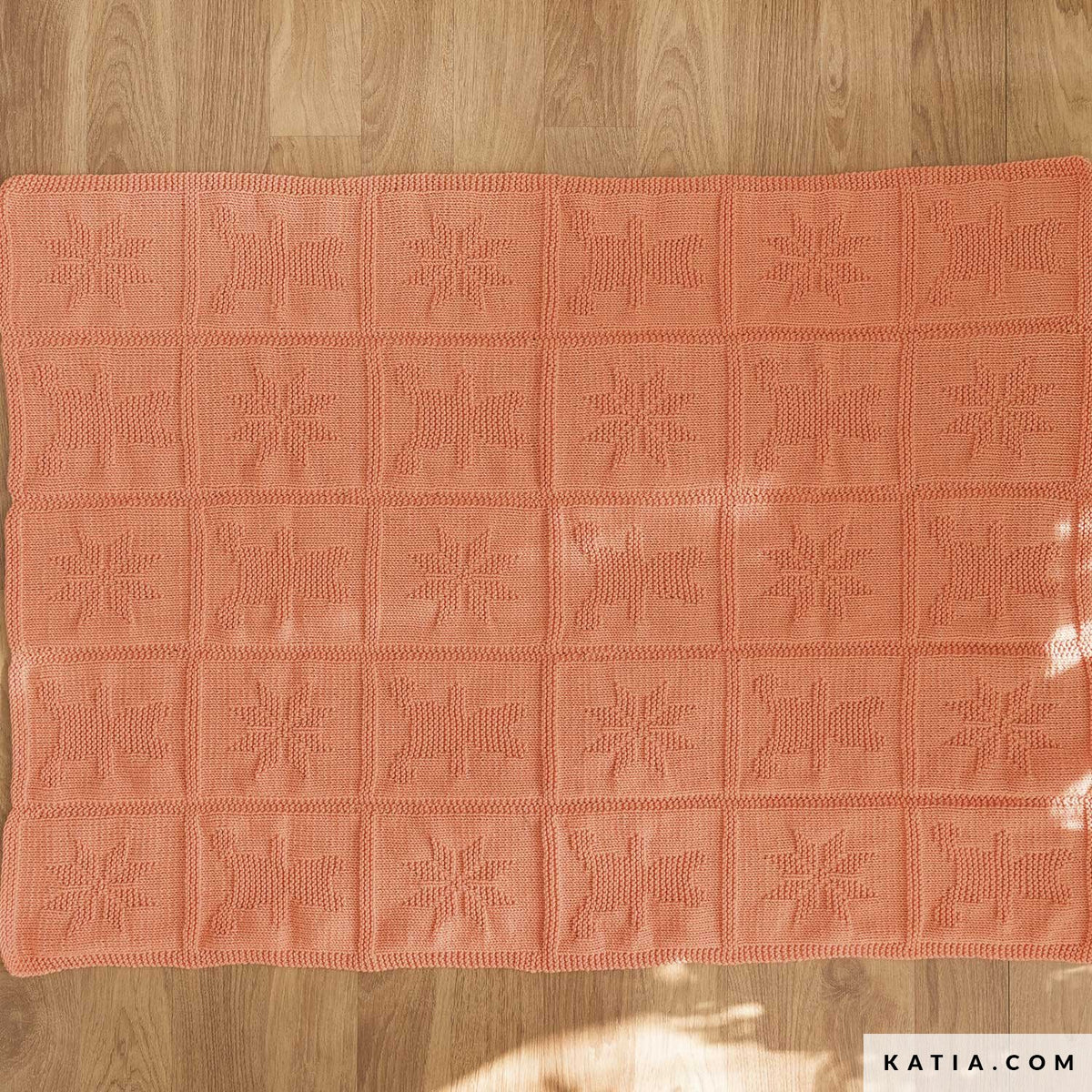Patroon breien haken baby deken herfst winter katia — gemaakt met Breipatroon Katia Twist Babydeken (3)