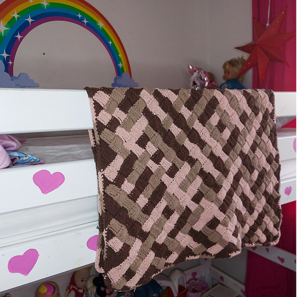 Voorkant — gemaakt met Breipatroon Leftover Blanket