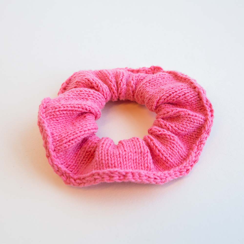 Scrunchie — gemaakt met Breipatroon Mixed Up Scrunchie