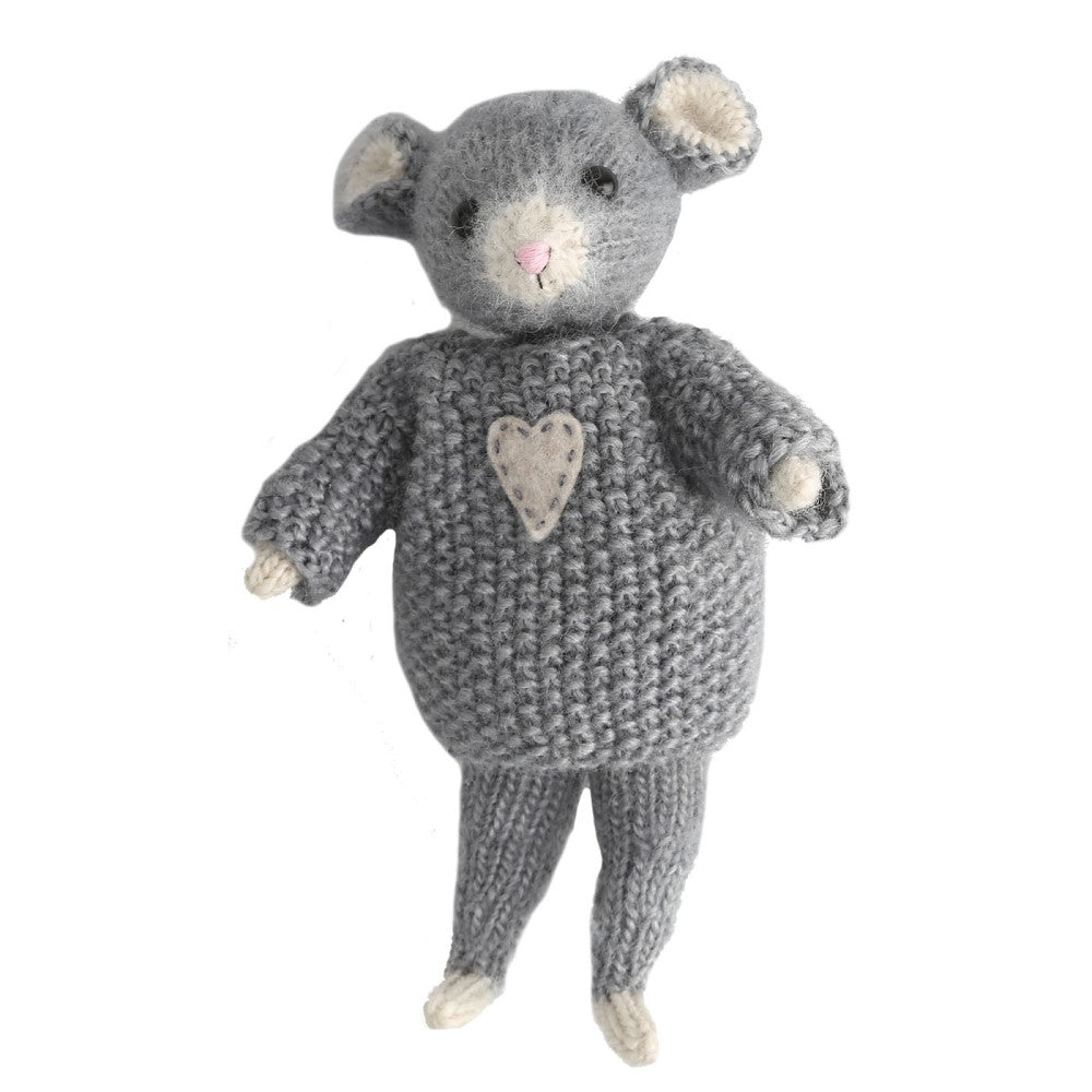 Parismouse — gemaakt met Breipatroon Muis Emma
