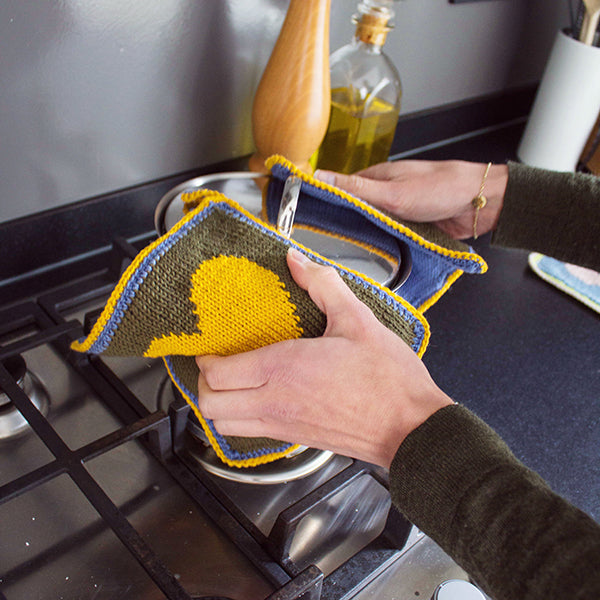 Breipatroon Pannenlappen met Hartje (4)