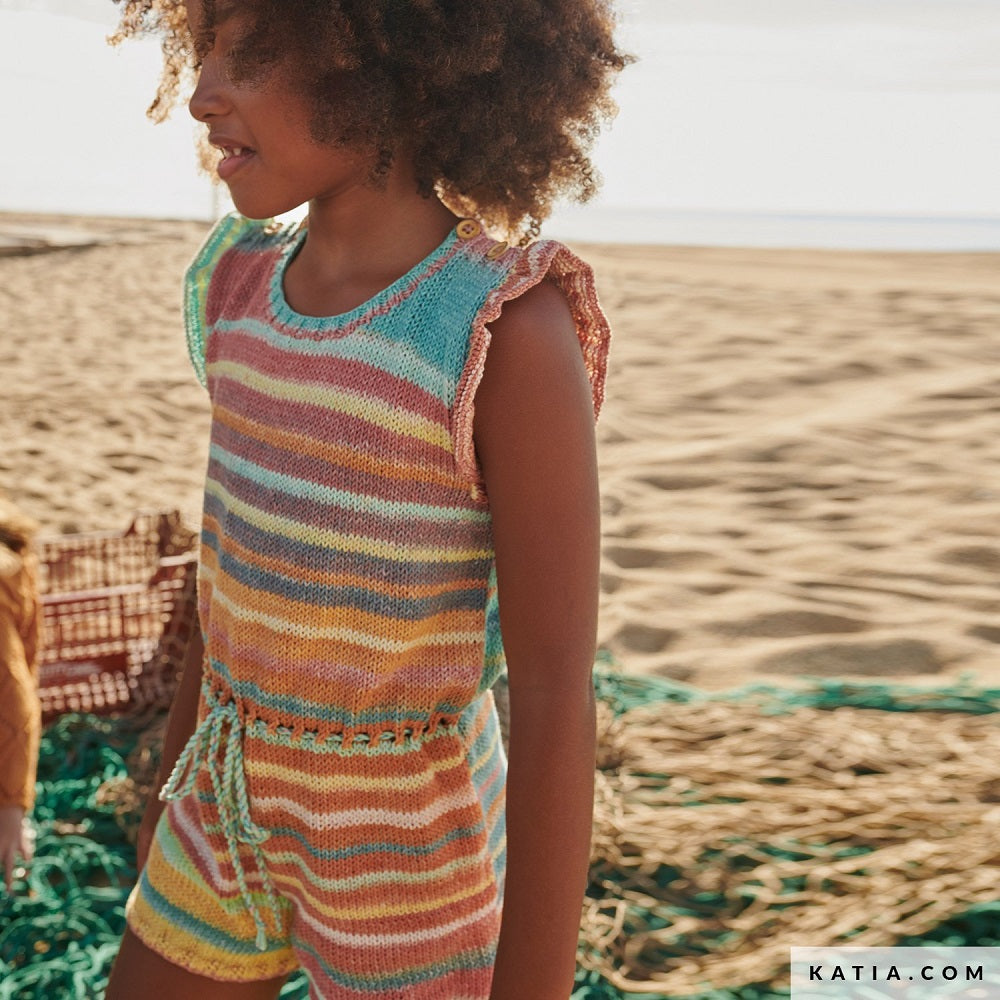 Paraiso kinder jumpsuit — gemaakt met Breipatroon Paraiso Kinder Jumpsuit