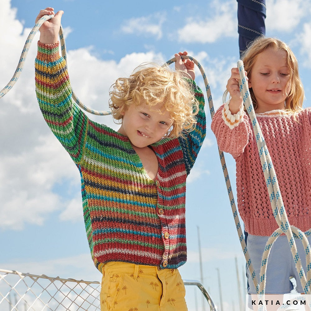 Paraiso kindervest — gemaakt met Breipatroon Paraiso Kindervest (3)