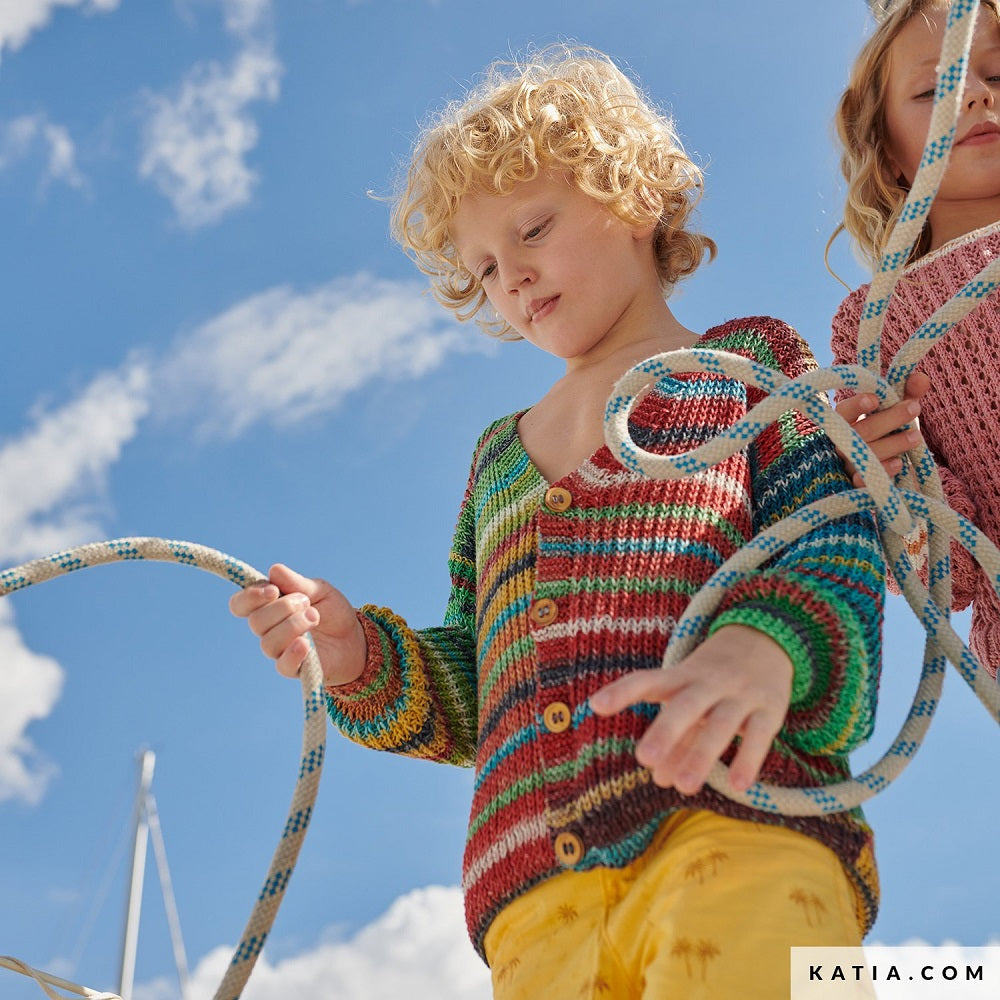 Paraiso kindervest — gemaakt met Breipatroon Paraiso Kindervest (2)