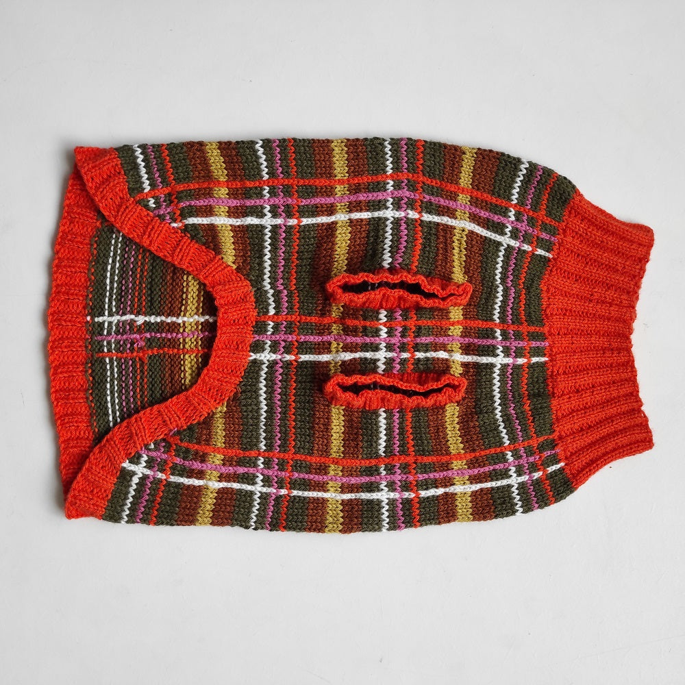 Onderkant — gemaakt met Breipatroon Scottish Sweater