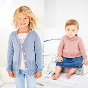 Breipatroon Stylecraft Bambino DK No. 9606 Meisjestrui en vest (Digital)