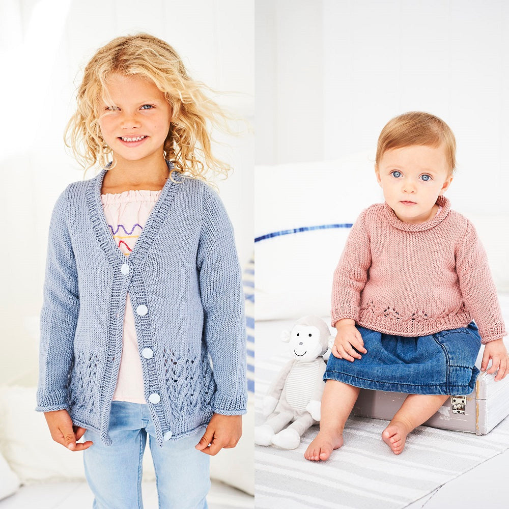 Breipatroon Stylecraft Bambino DK No. 9606 Meisjestrui en vest (Digital)