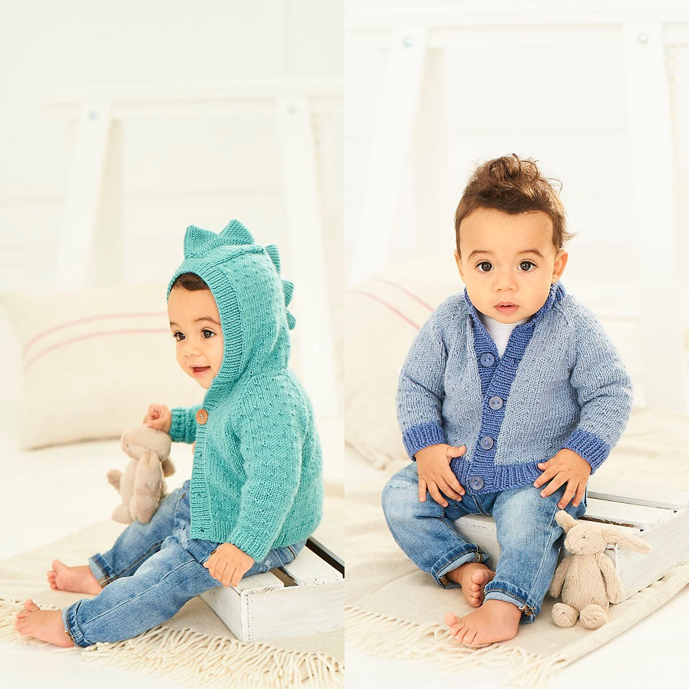 Breipatroon Stylecraft Bambino DK No. 9758 Babyvesten (Digital)