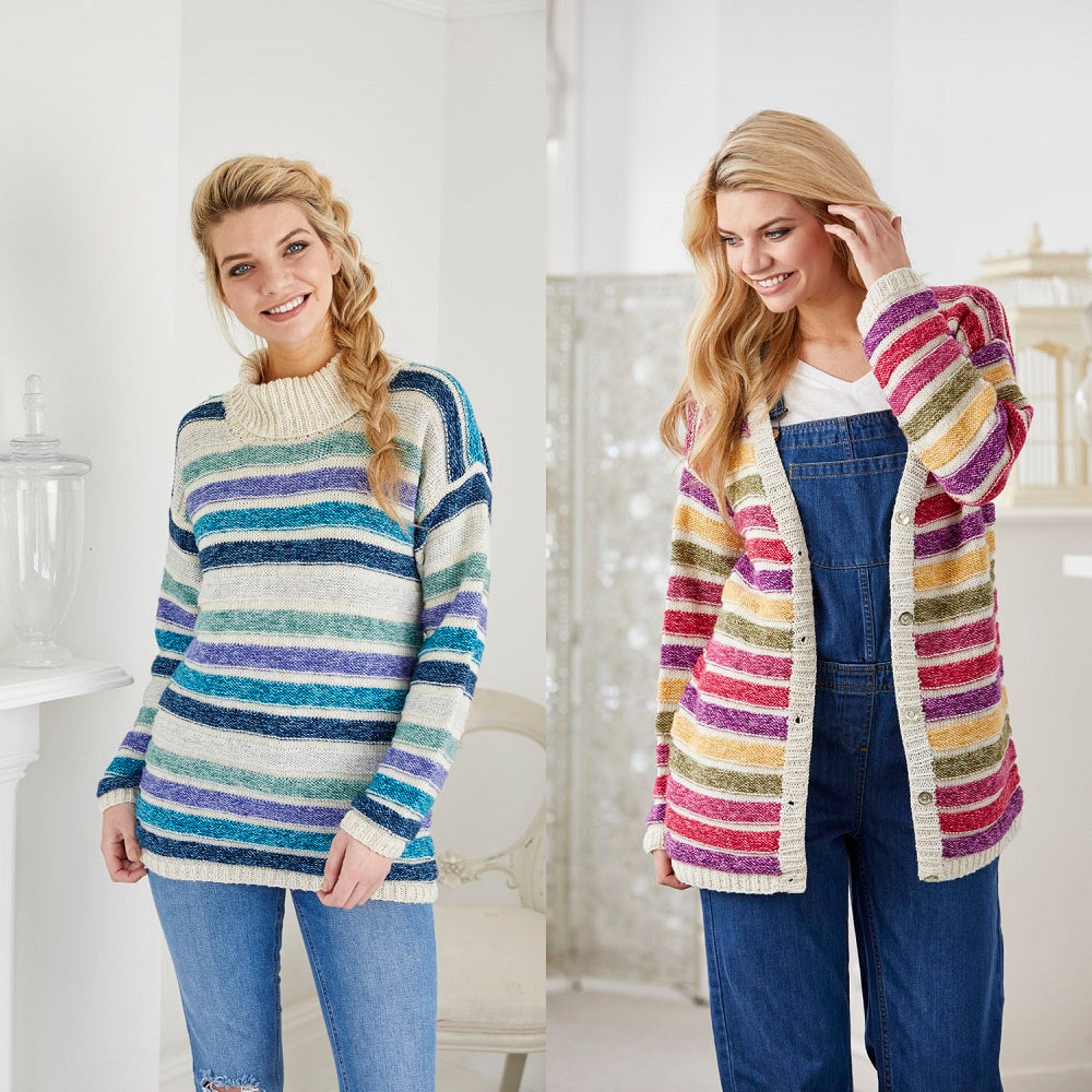 Breipatroon Stylecraft Batik DK No. 9422 Trui en vest