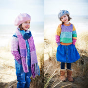 Breipatroon Stylecraft Batik Swirl DK No. 9538 Kinder trui, vest en sjaal