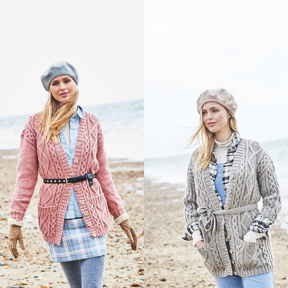 Breipatroon Stylecraft Highland Heathers Aran No. 9872 Cardigans