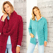Breipatroon Stylecraft Life DK No. F079 Vesten en colsjaal