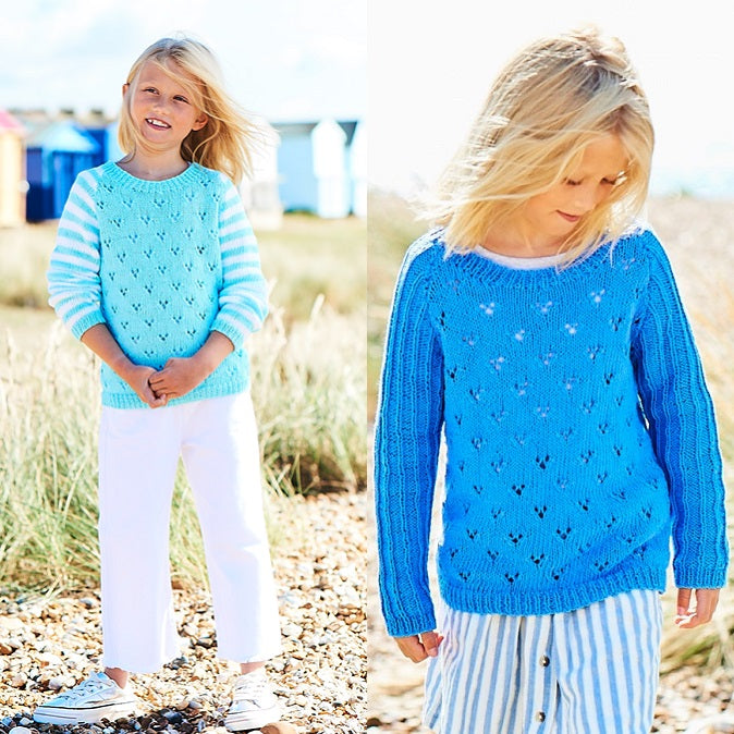Breipatroon Stylecraft Naturals - Organic Cotton DK No. F089 Meisjes tops (Digital)