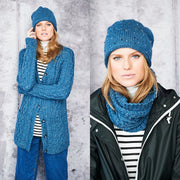 Breipatroon Stylecraft Special Aran With Wool No. 9660 Vest, col en muts