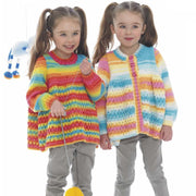 Breipatroon Stylecraft Wondersoft Merry Go Round DK No. 8969 Meisjes vest en trui