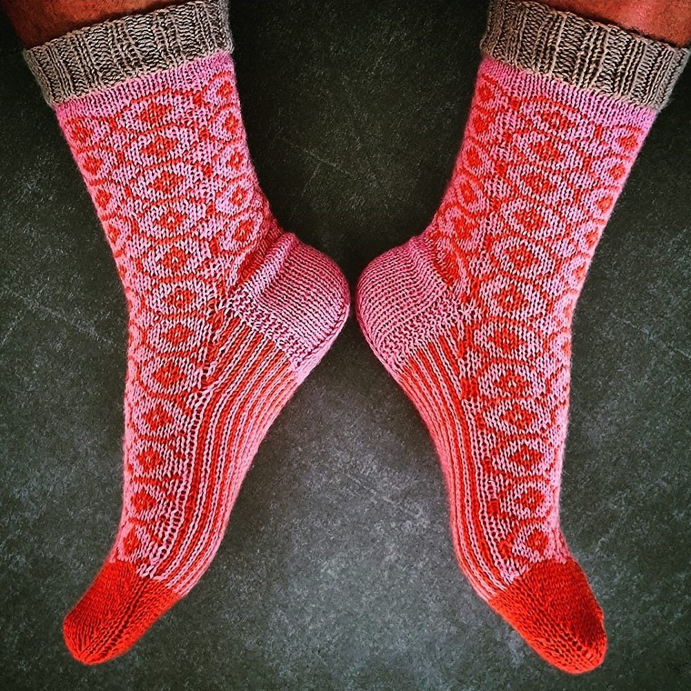 Sfeerbeeld met Breipatroon Sweet Candy Socks (3)