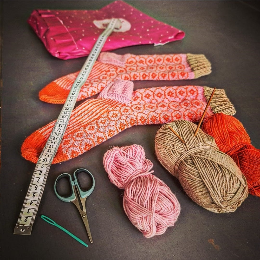 Sfeerbeeld met Breipatroon Sweet Candy Socks