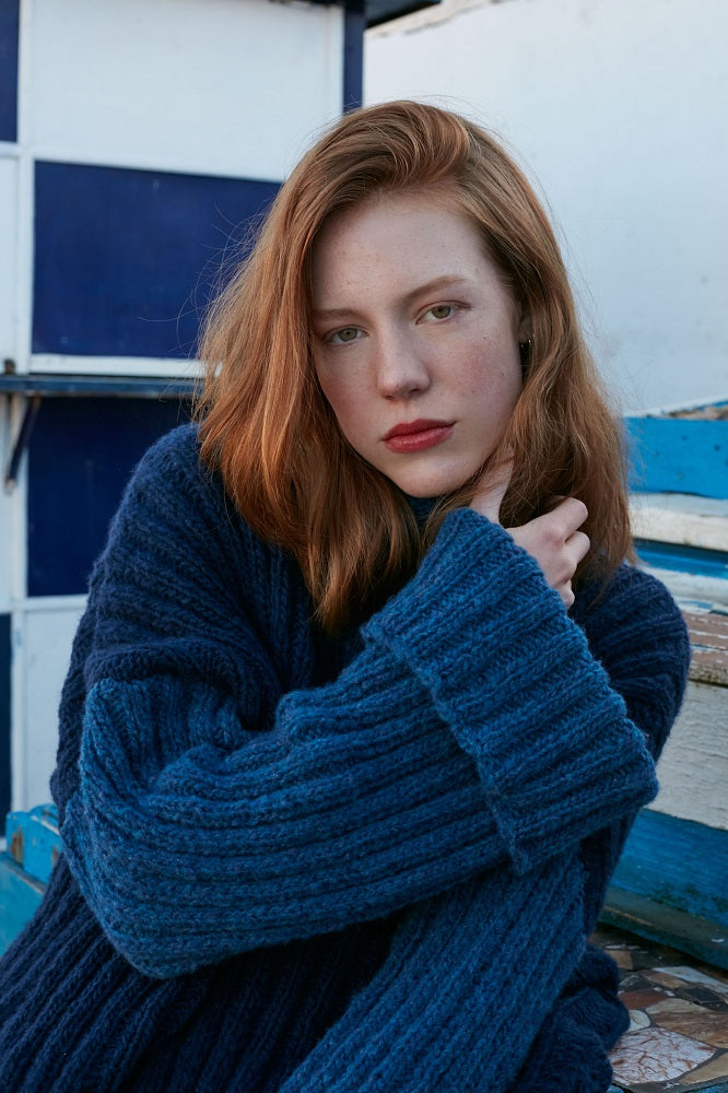 Denim wa — gemaakt met Breipatroon Teasing Tides Trui