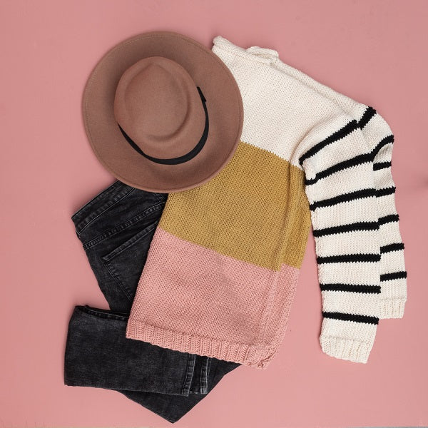 Jumper color block — gemaakt met Breipatroon Yarn and Colors Striped Jumper Color Block (4)
