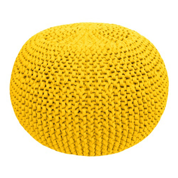 Pak brei sunnyyellow sm — gemaakt met Breipatroon Zpagetti Poef