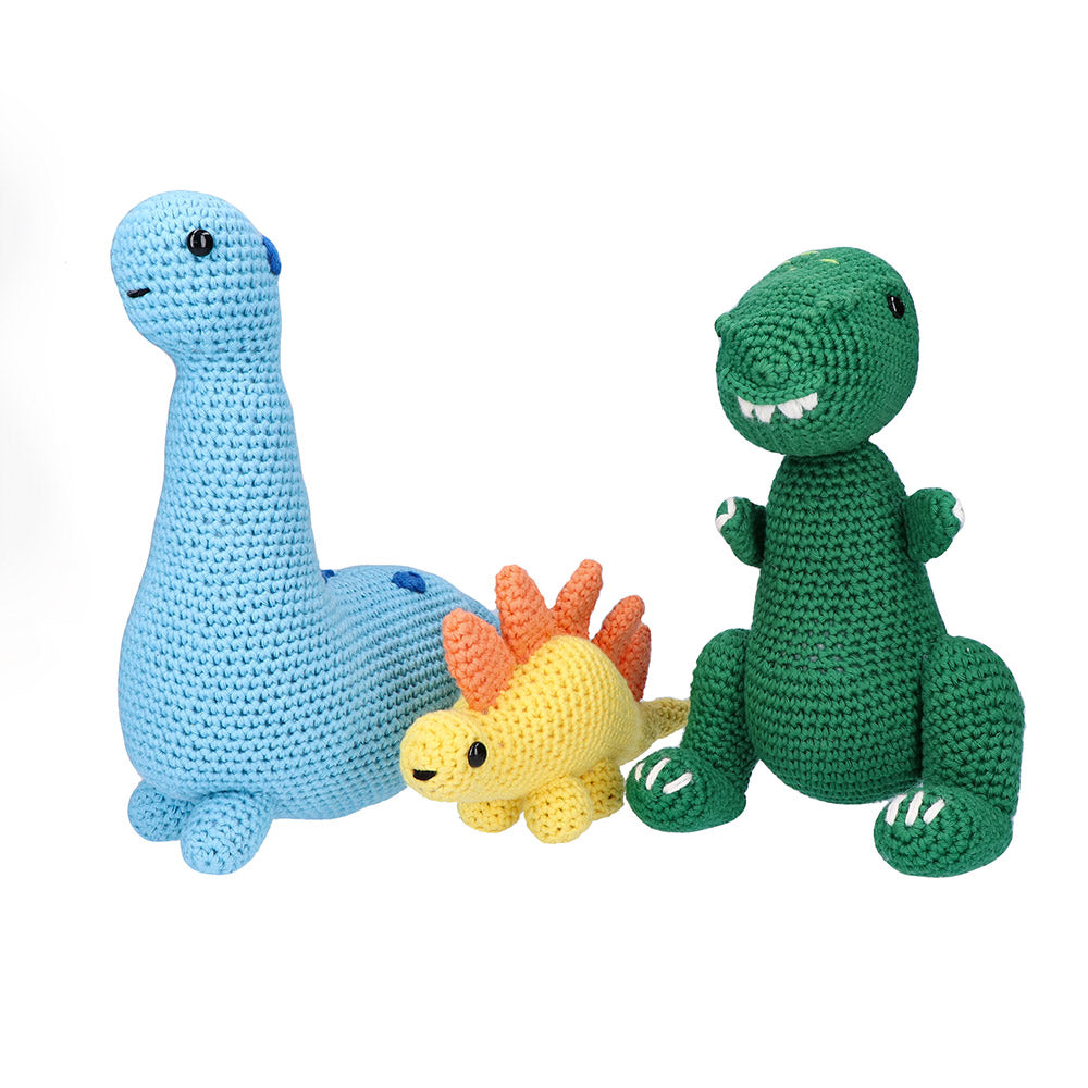 Dinopack — gemaakt met Brontosaurus Dino Haakpakket