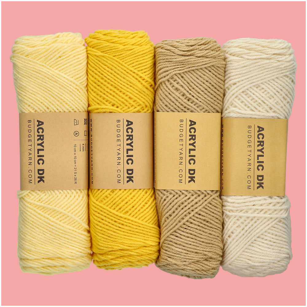 Budgetyarn Acrylic DK 010 Vanilla (4)